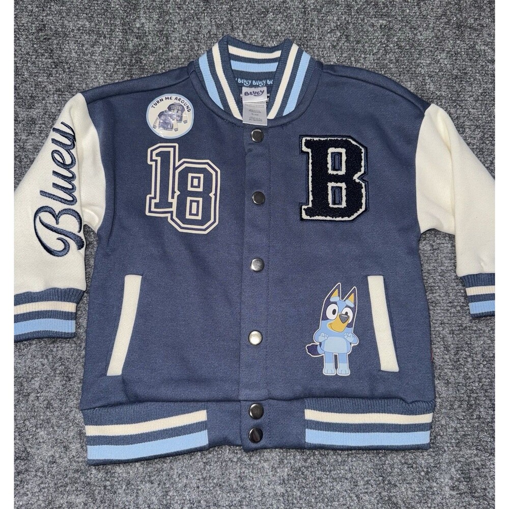 Bluey Varsity Jacket Size 2T